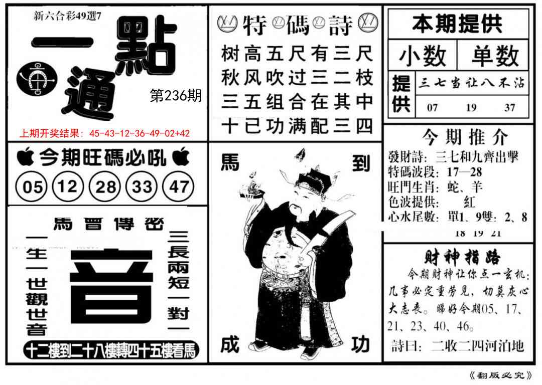 236期一点通[图]