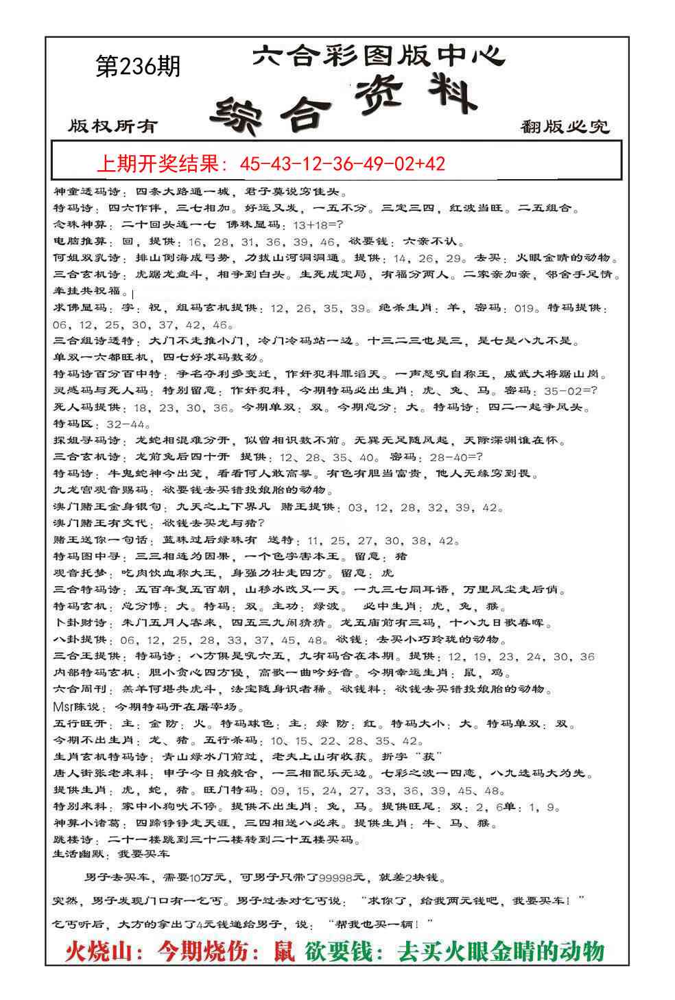 236期内部综合资料[图]