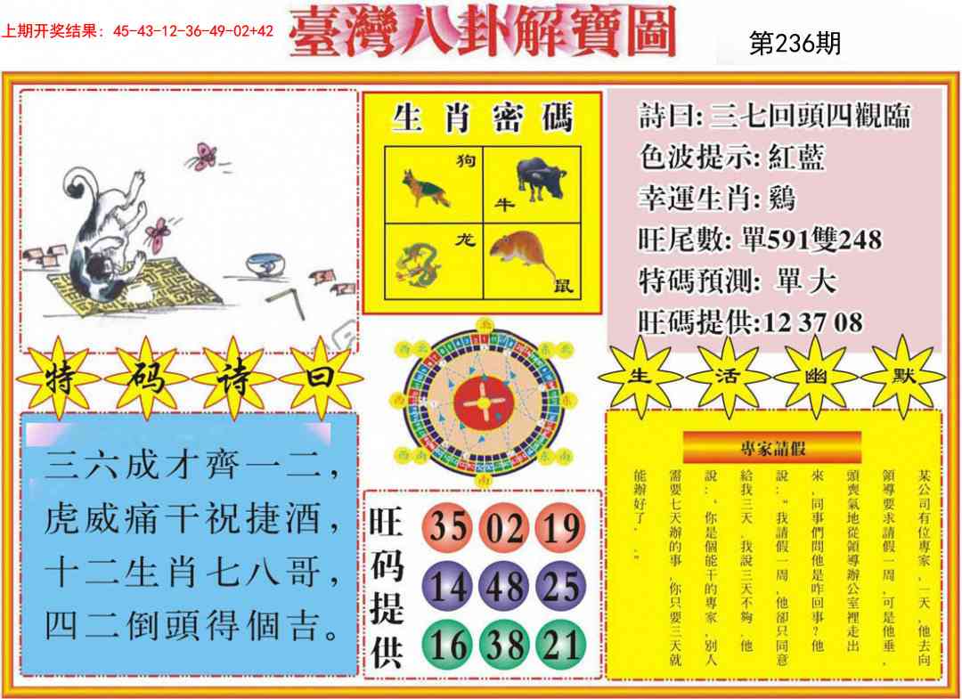 236期台湾八卦解宝图[图]