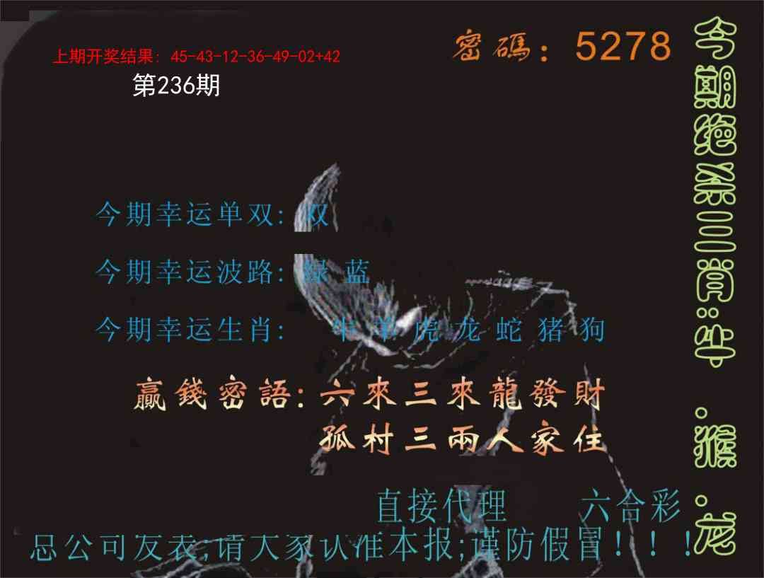 236期特码报[图]