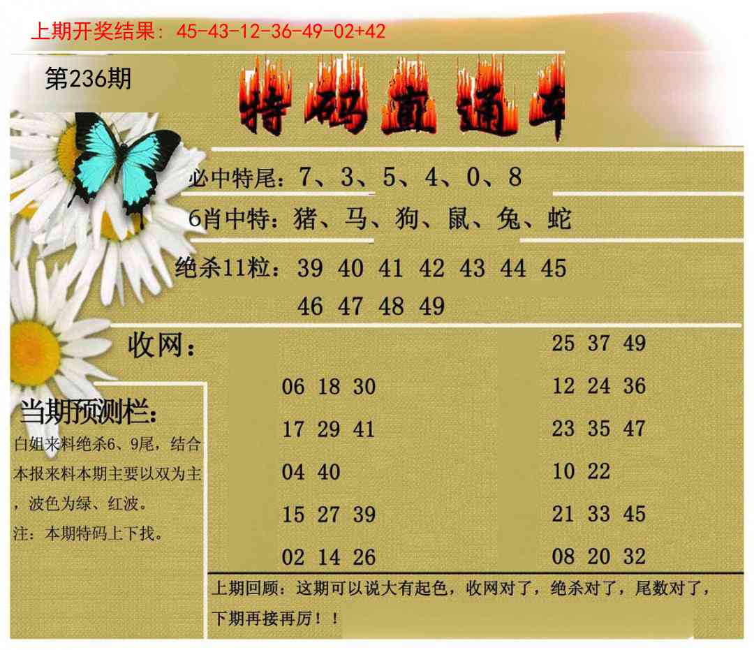 236期特码直通车[图]