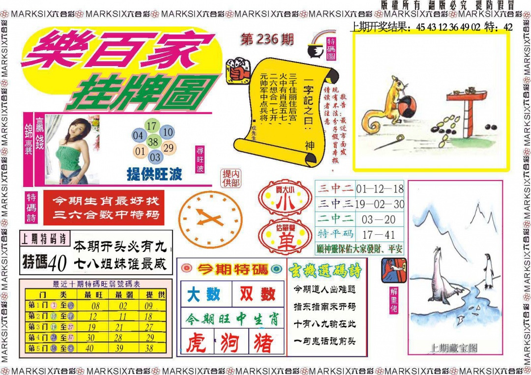 236期乐百家挂牌图[图]
