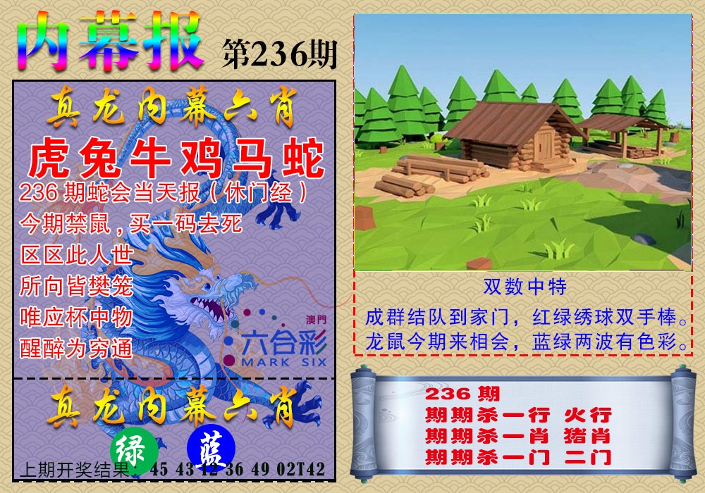 236期真龙内幕报[图]