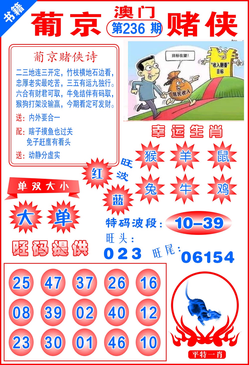 236期澳门心水赌侠[图]