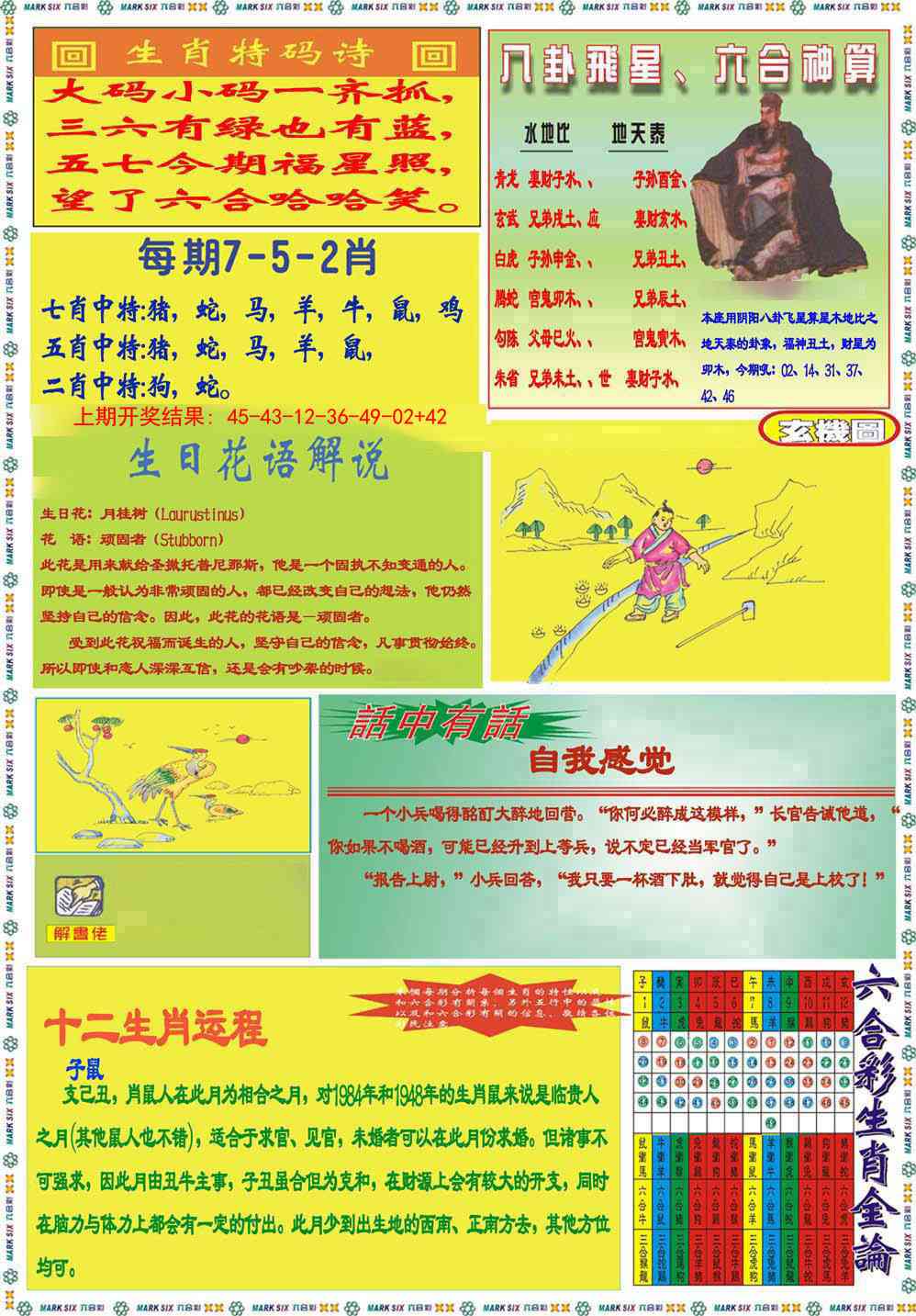 236期九龍马经B(推荐)[图]