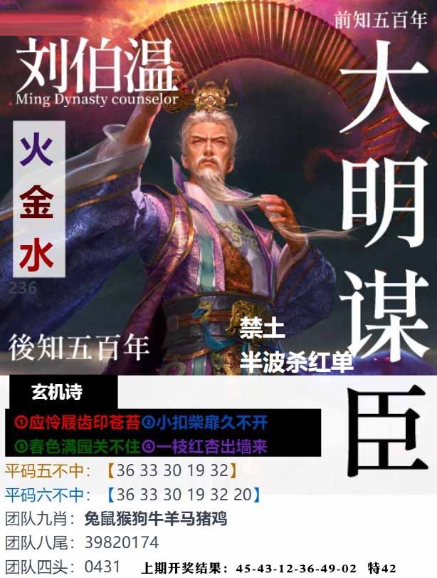 236期大明谋臣[图]