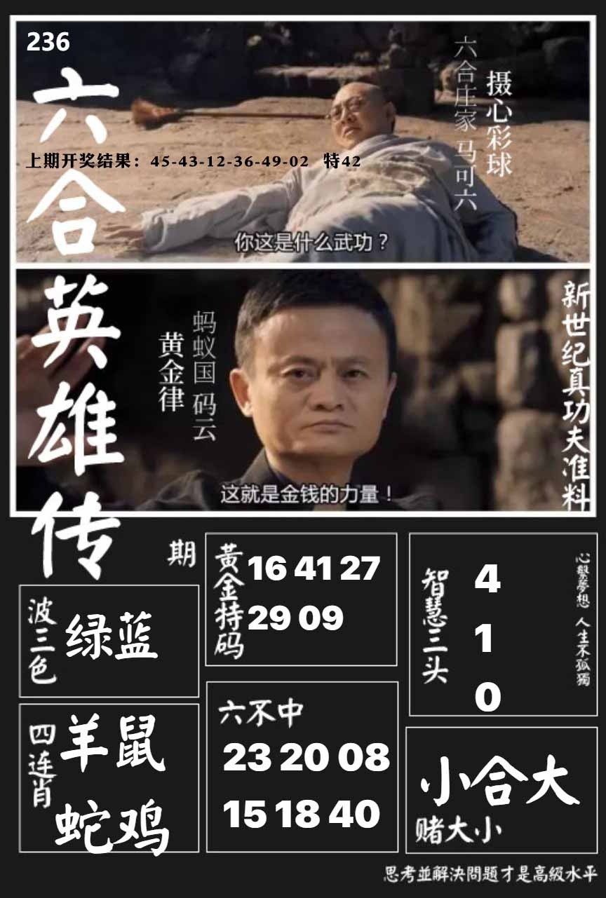 236期六合英雄传[图]