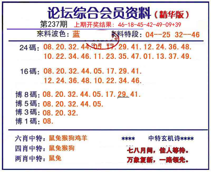 237期综合会员资料[图]