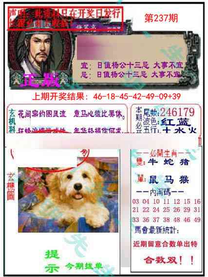 237期正版孔明报[图]