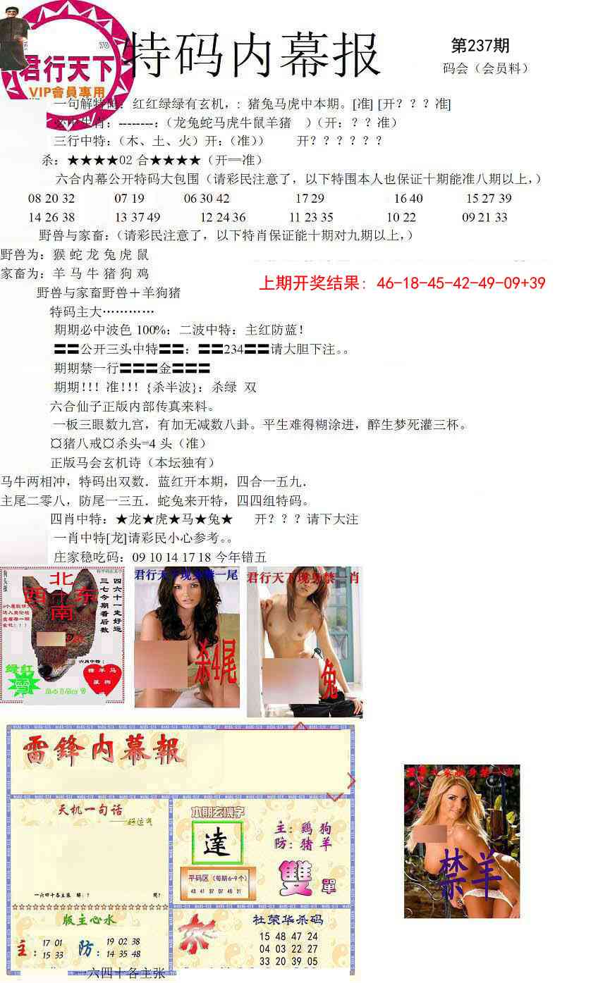 237期特码内幕报[图]