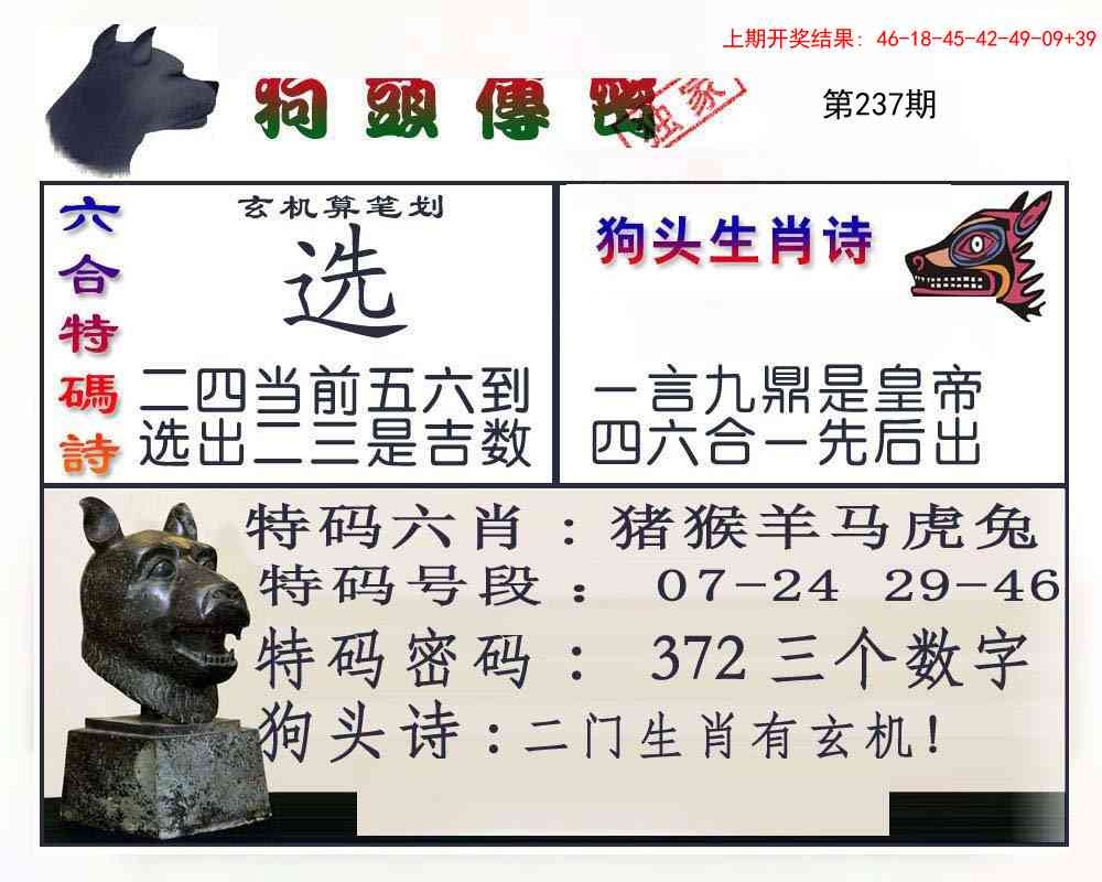 237期狗头传密[图]