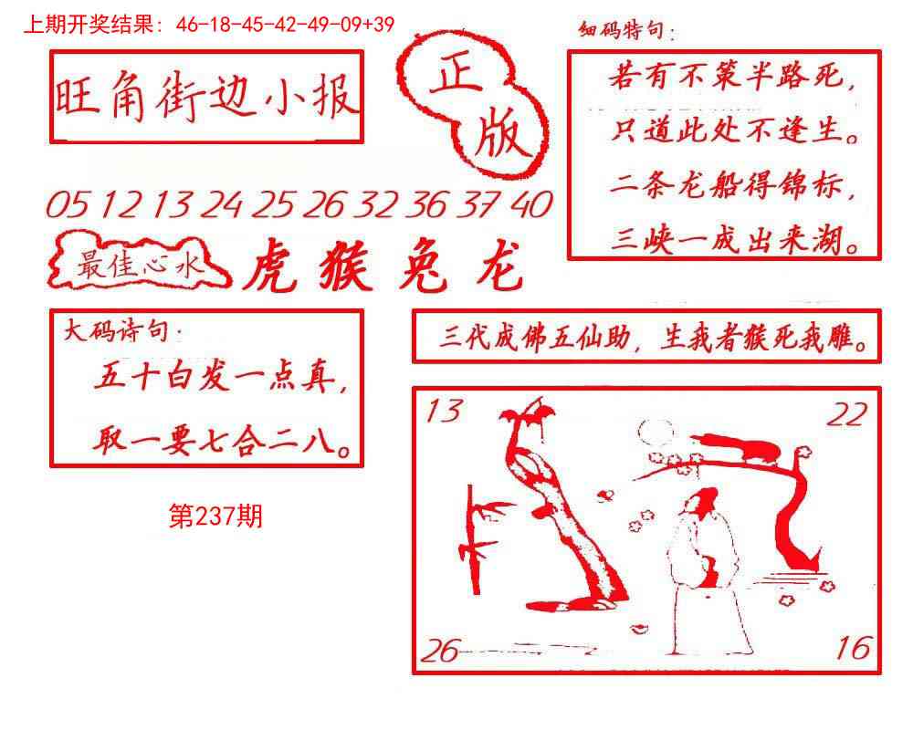 237期旺角街边小报[图]