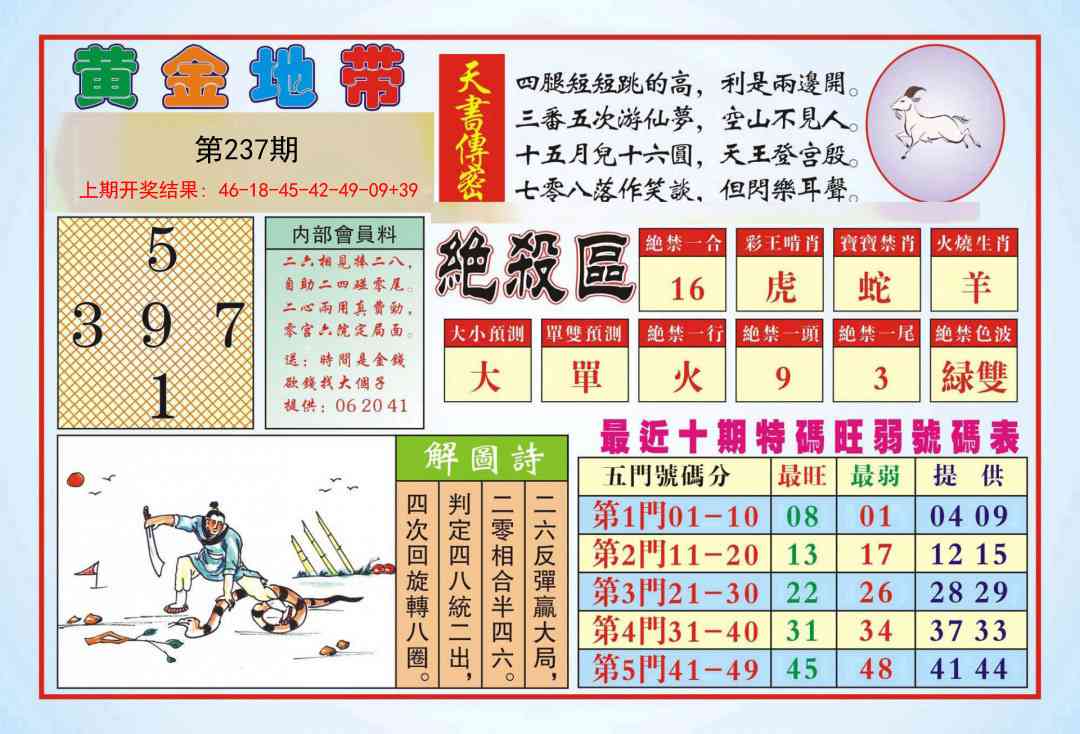 237期黄金地带[图]