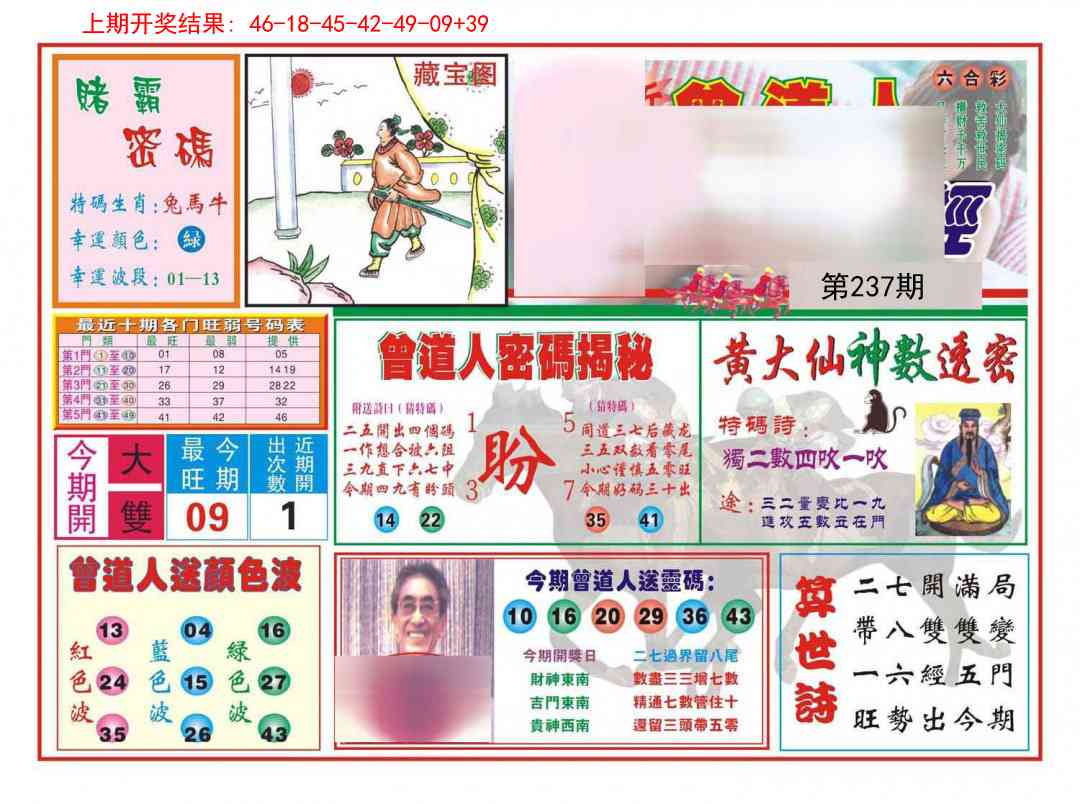 237期赢钱一经[图]