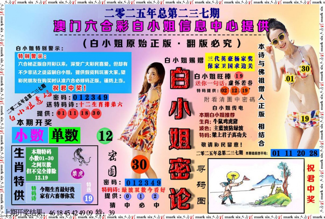 237期白小姐密论[图]