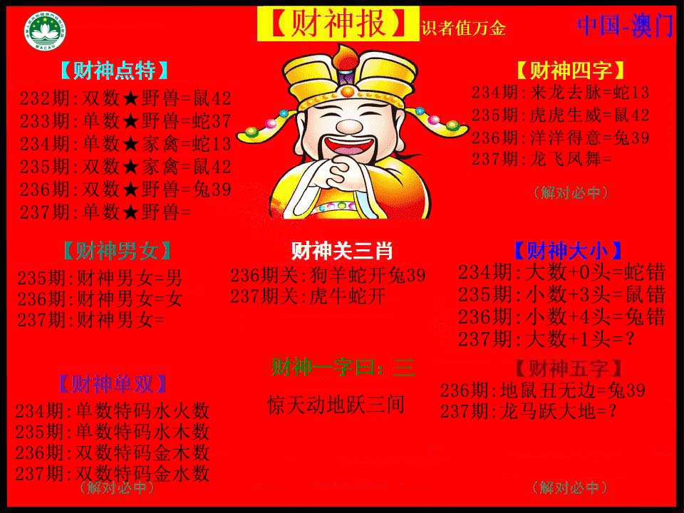 237期红财神[图]