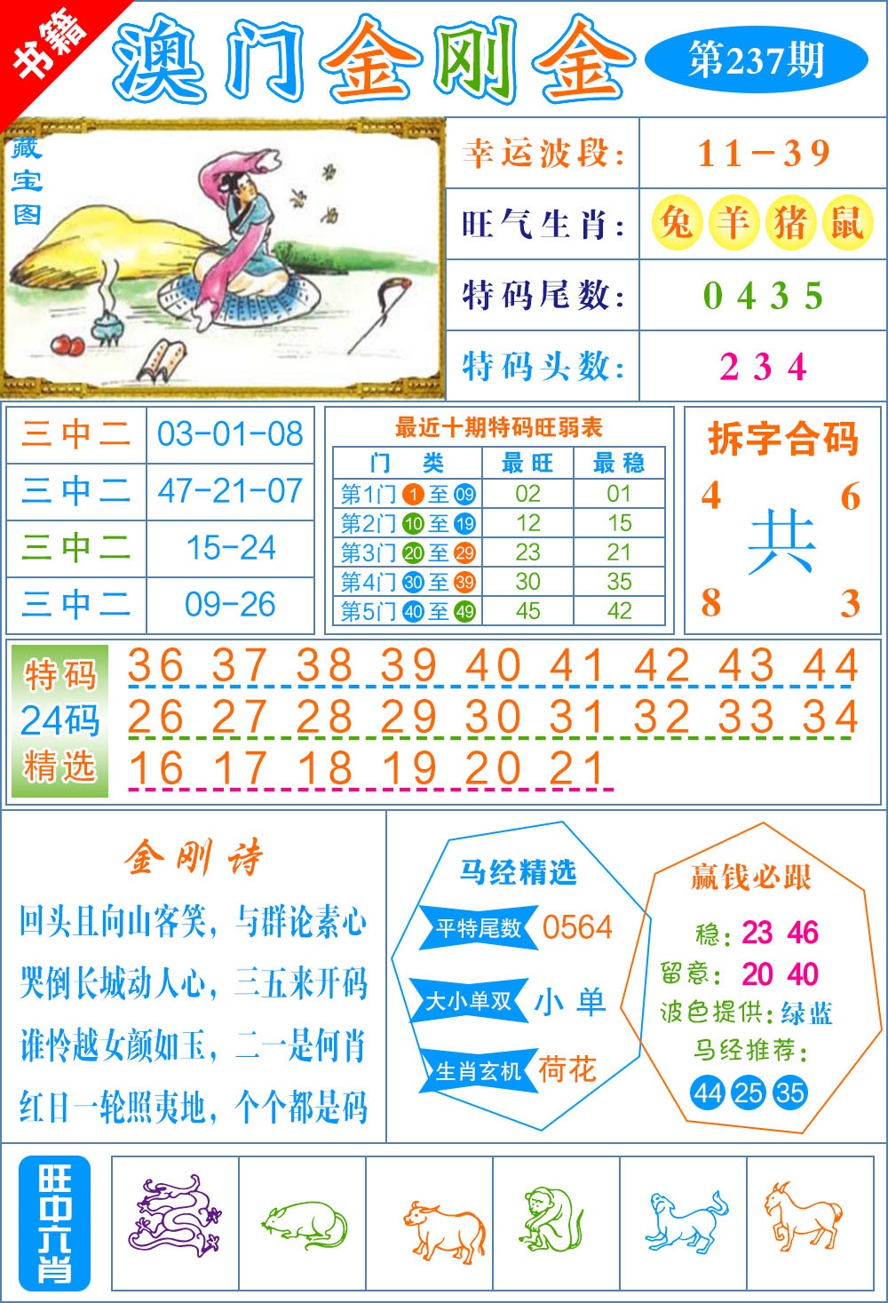 237期澳门金刚金[图]