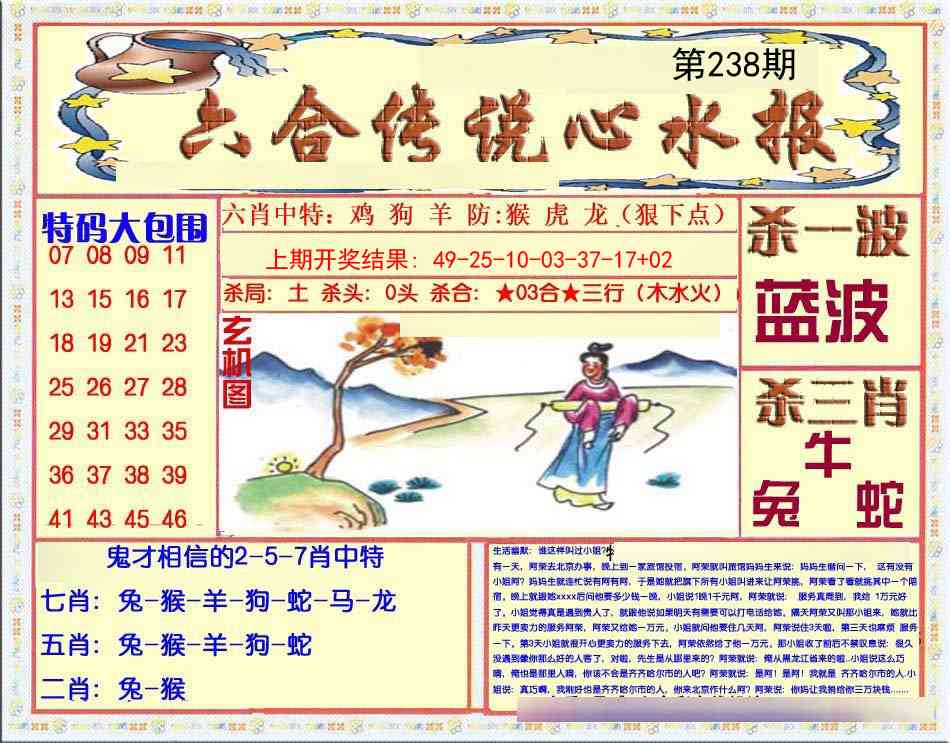 238期六合传说(心水版)[图]
