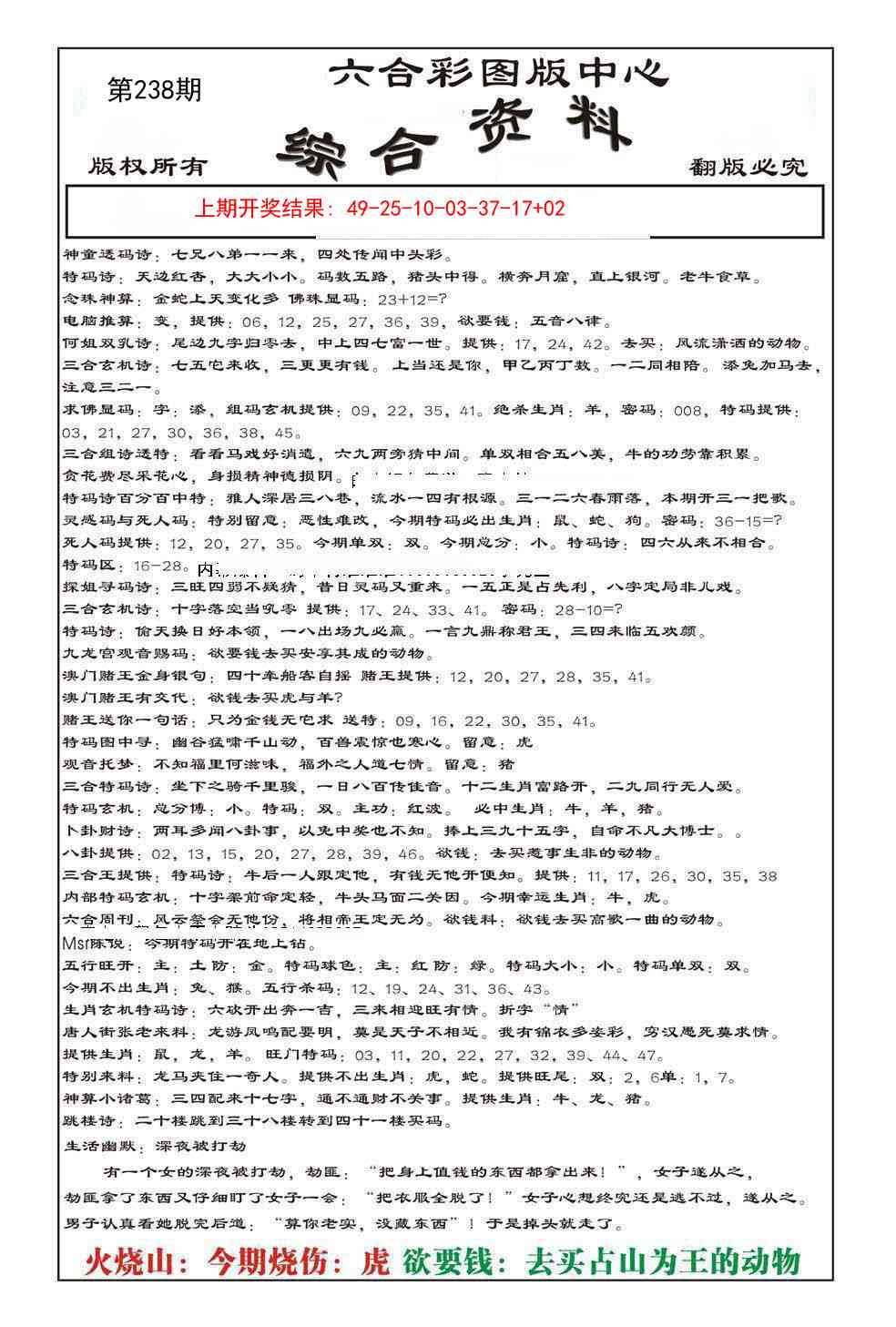 238期内部综合资料[图]