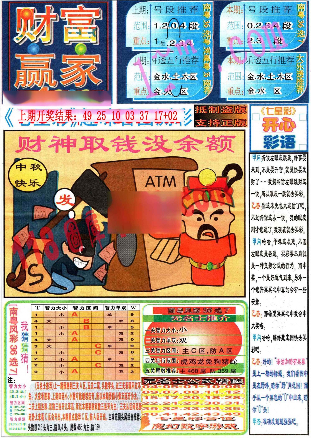 238期七星彩图(高清)[图]