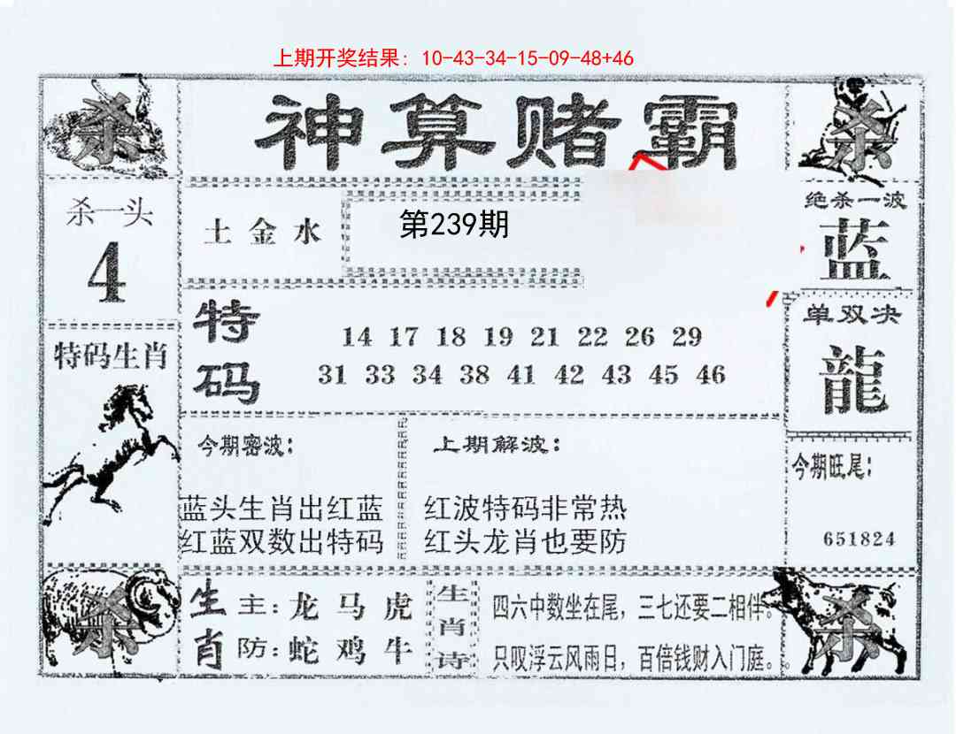 239期神算赌霸[图]