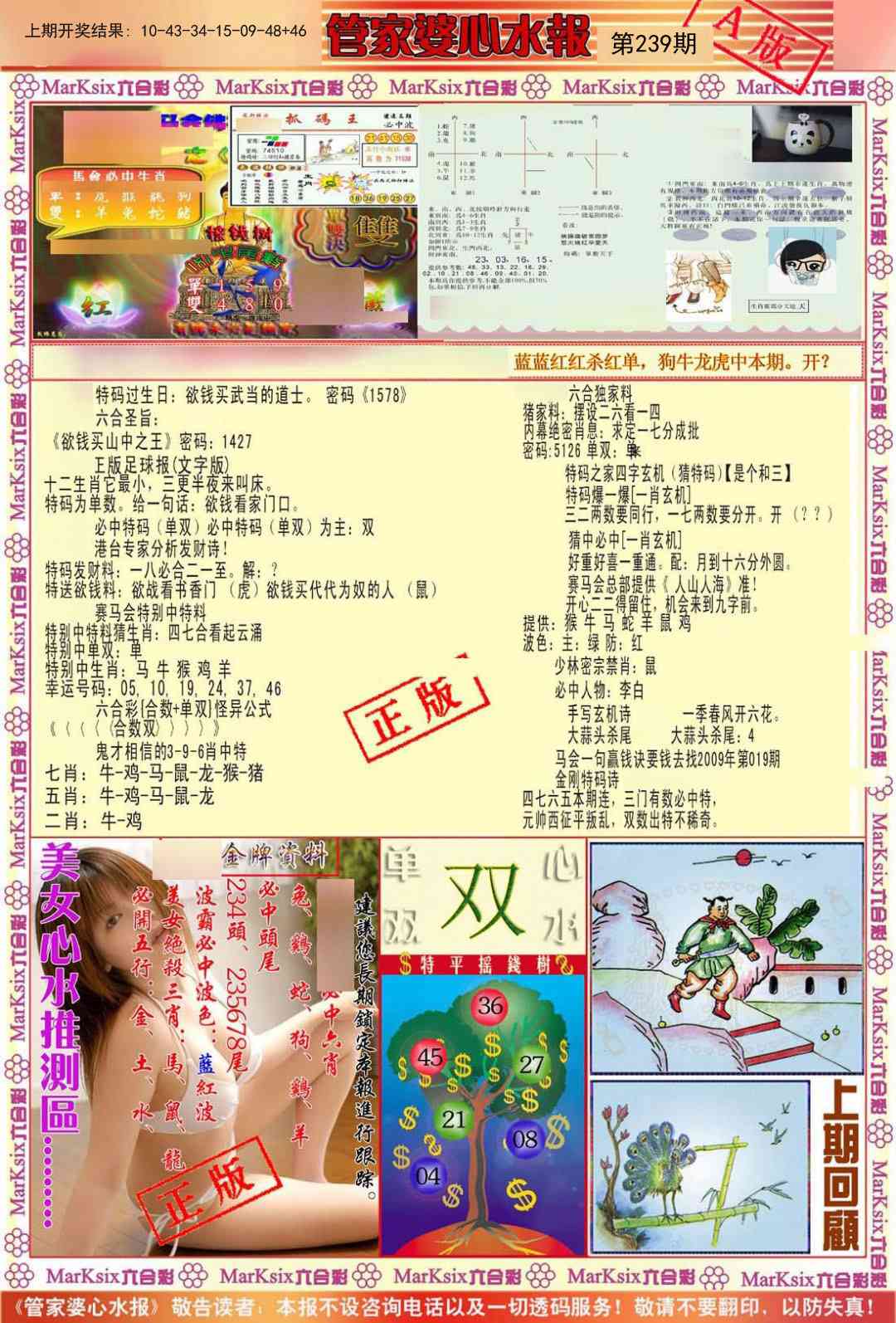 239期管家婆心水报A[图]