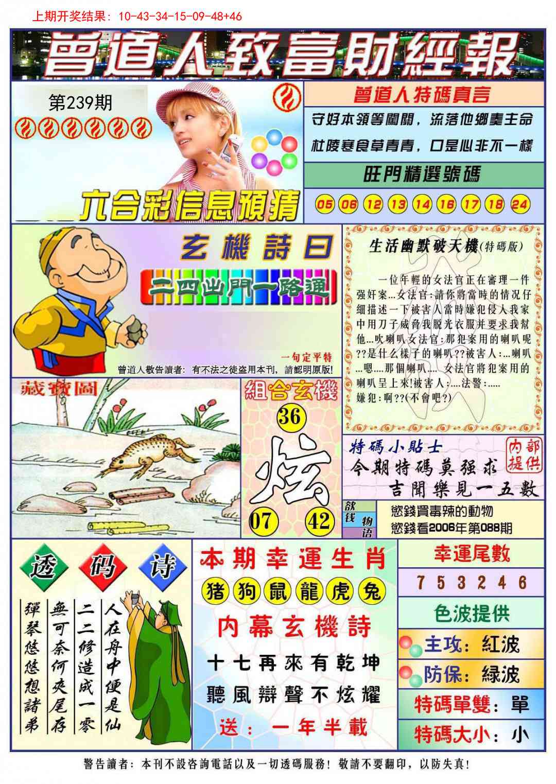 239期曾道人致福财经[图]