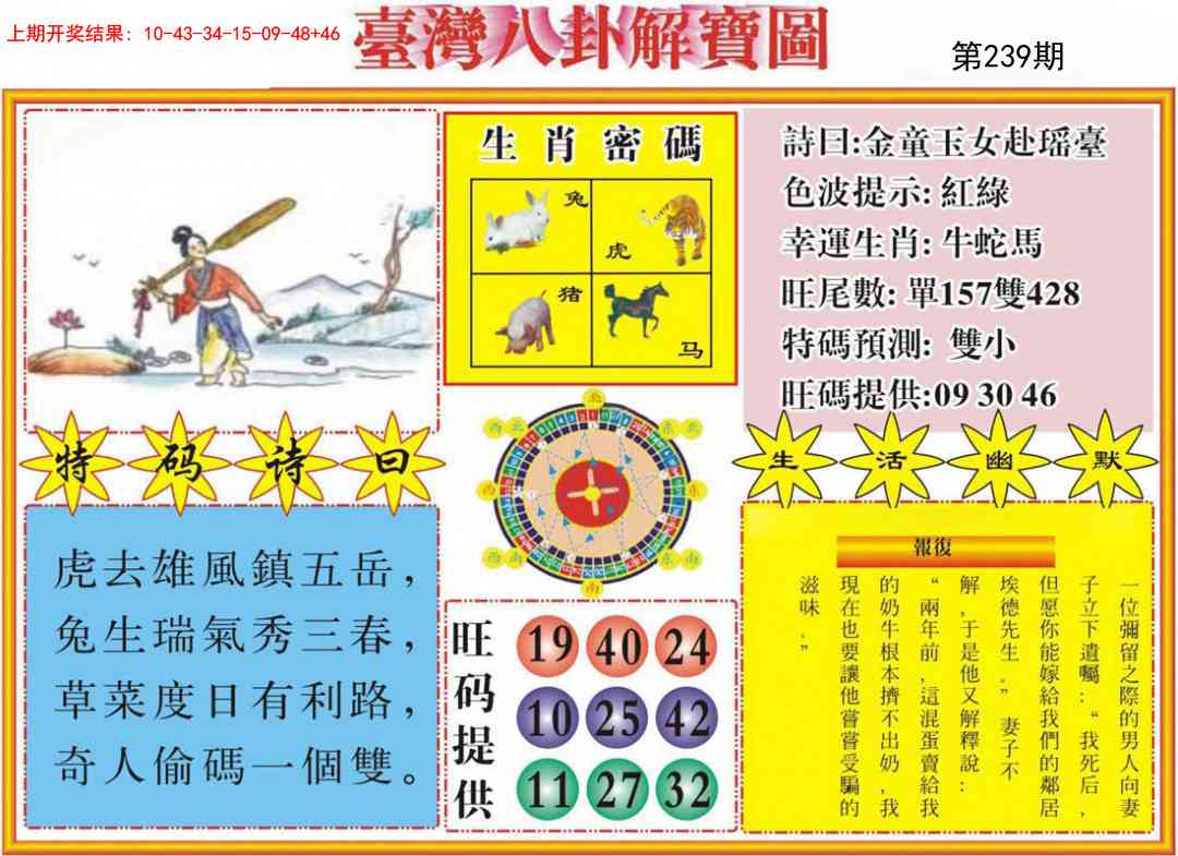 239期台湾八卦解宝图[图]