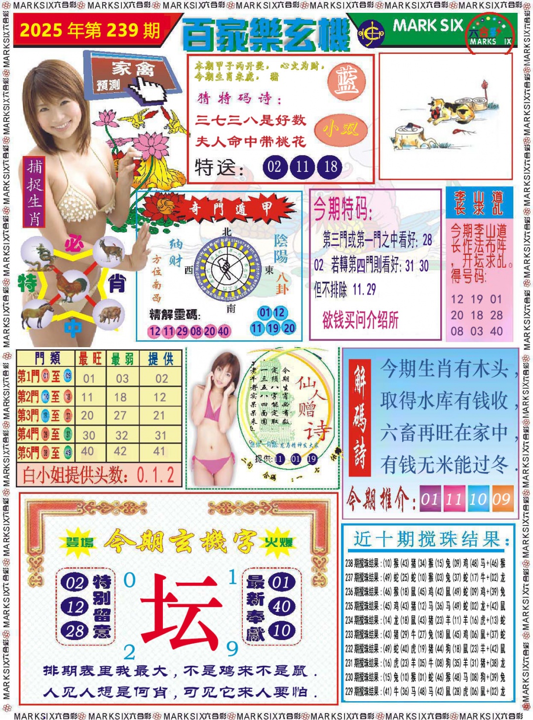 239期百家乐玄机[图]