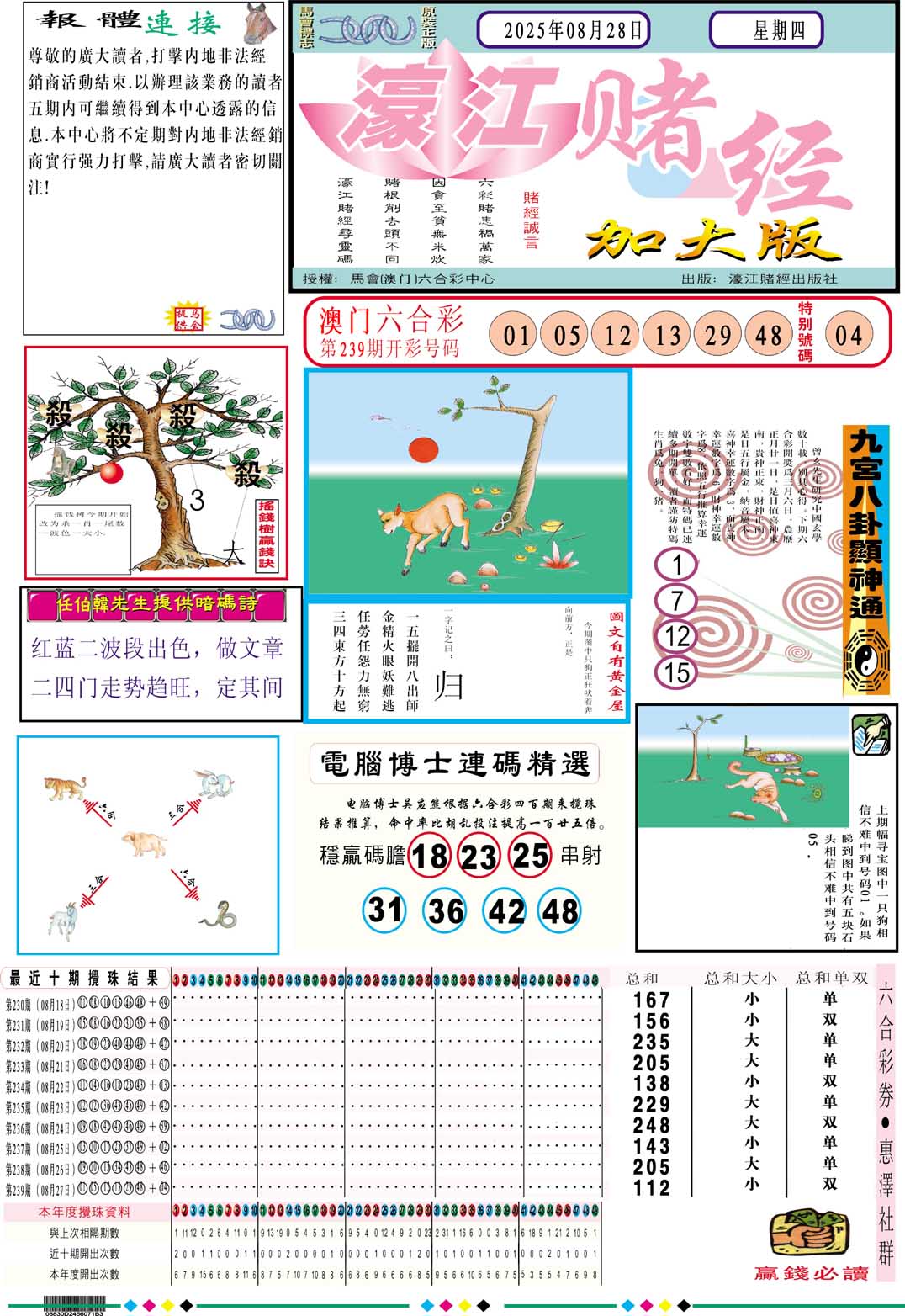 240期濠江赌经A加大版[图]