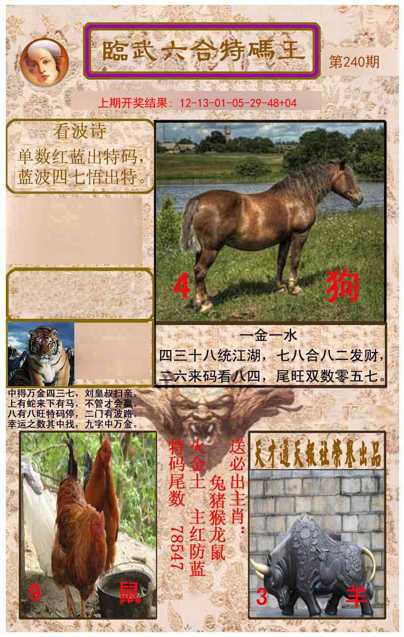 240期临武六合特码王[图]