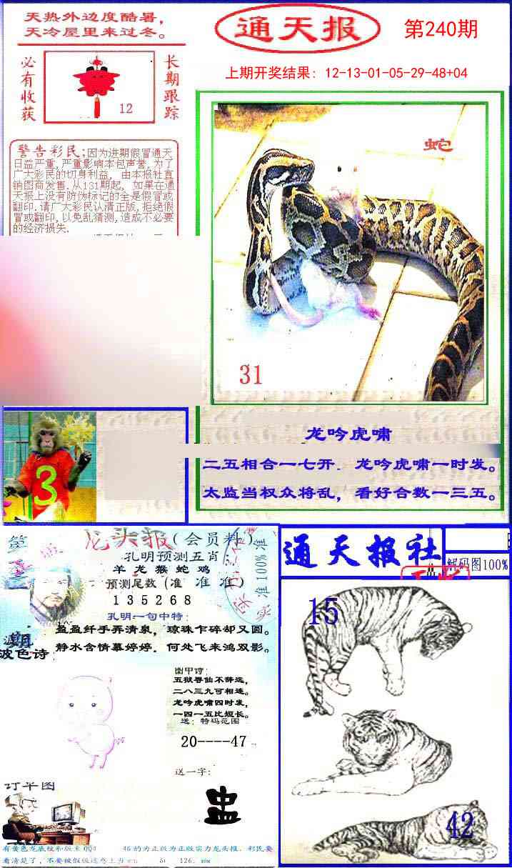 240期实力通天报[图]