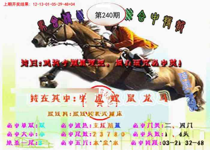 240期马会传真-综合报[图]