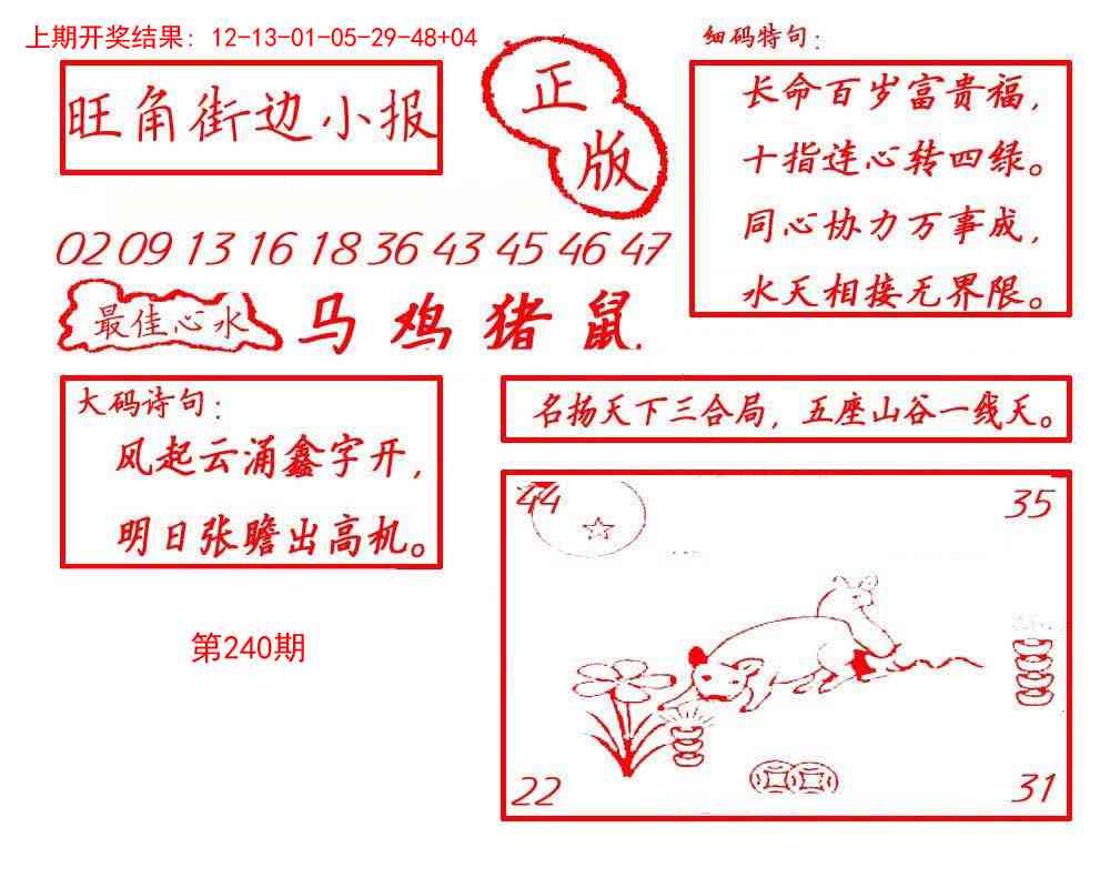 240期旺角街边小报[图]