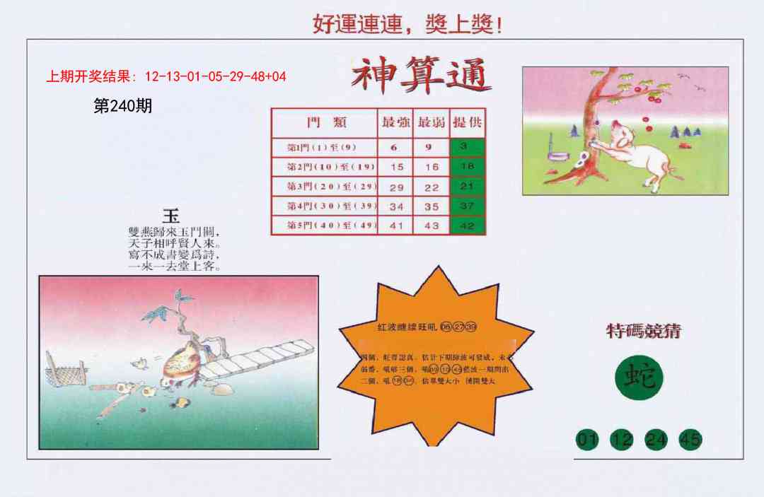 240期4-台湾神算[图]