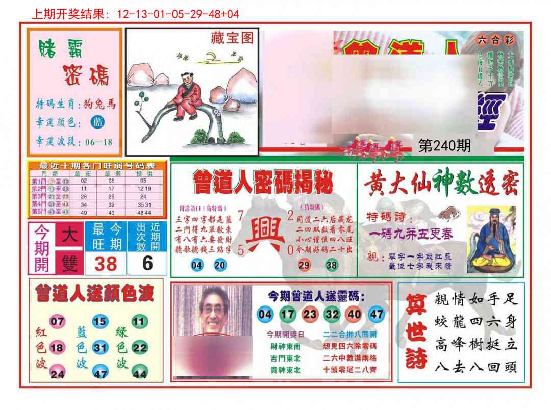 240期赢钱一经[图]