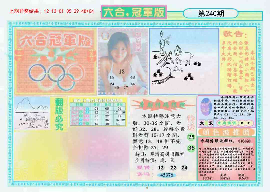 240期六合冠军版A[图]