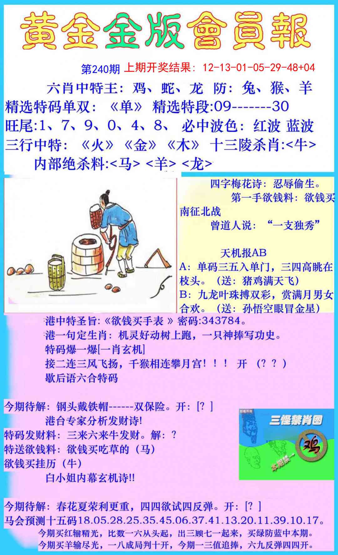 240期黄金金版会员报[图]