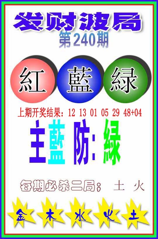 240期发财波局[图]