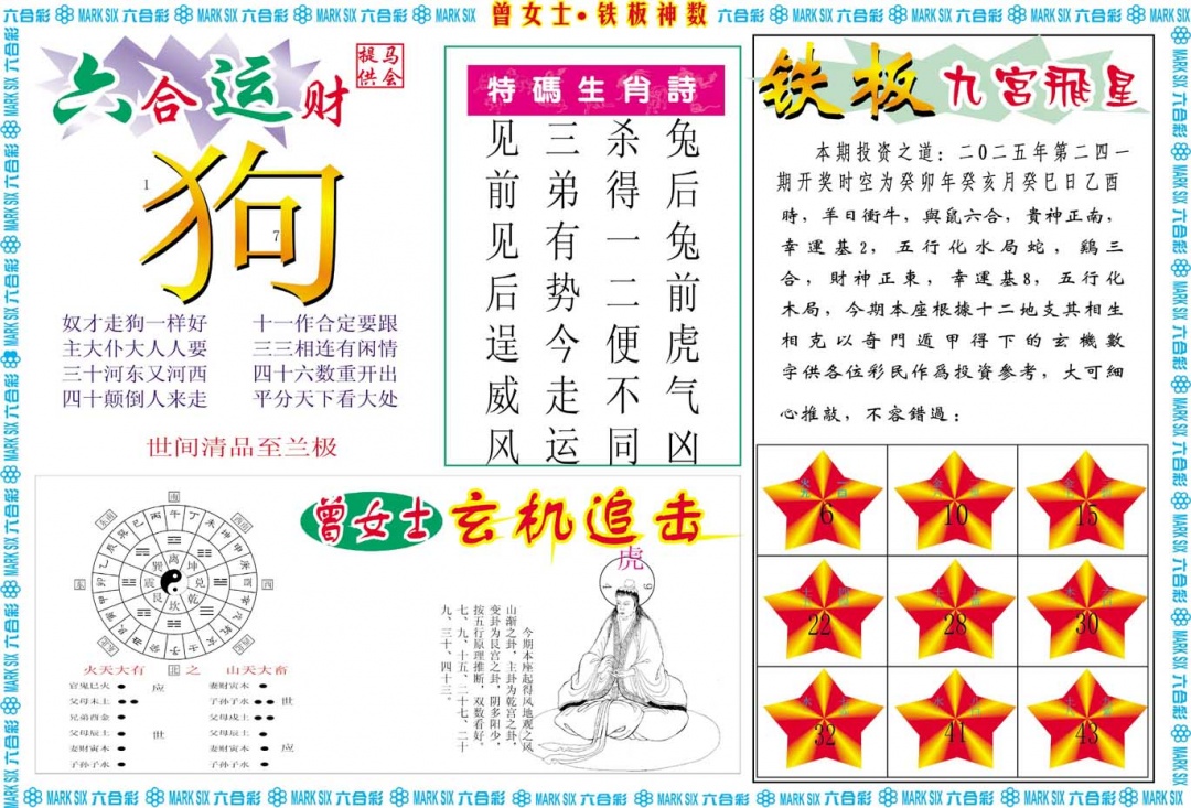 241期曾女士铁板神数B[图]