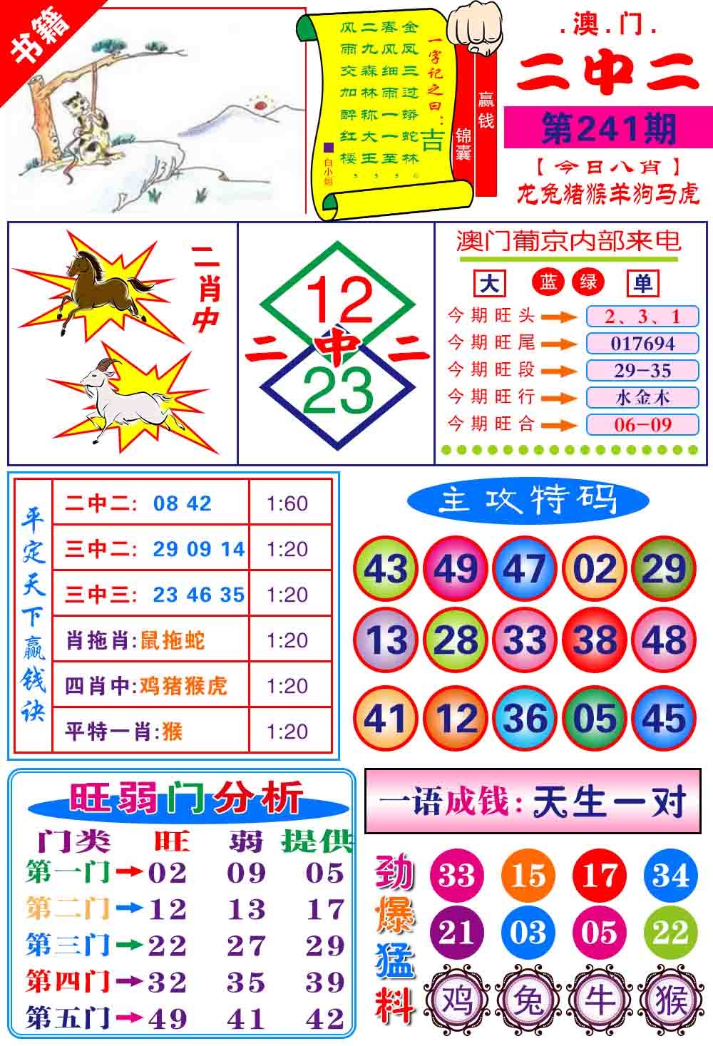 241期澳门平天下[图]