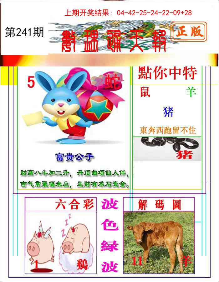 241期数理通天[图]