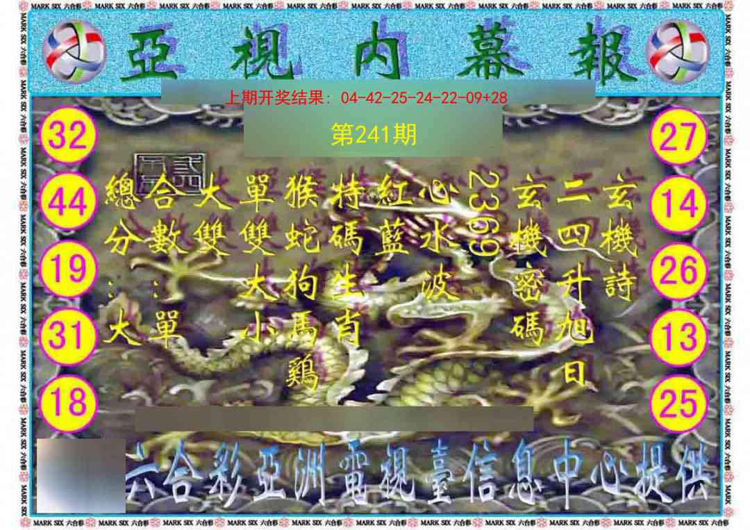 241期亚视内幕报[图]