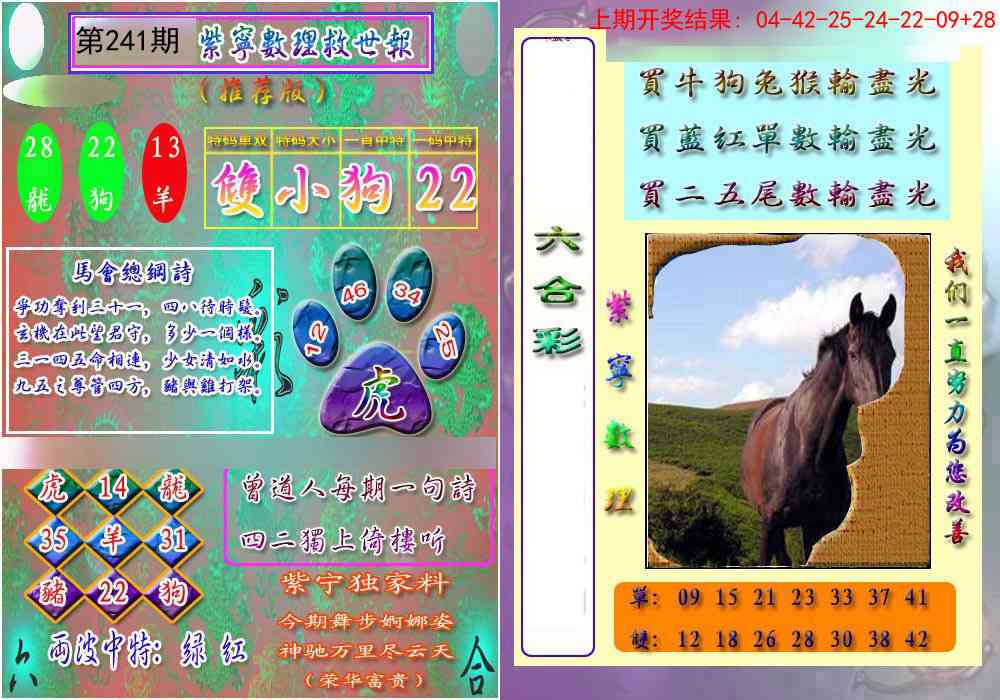 241期数理救世报[图]