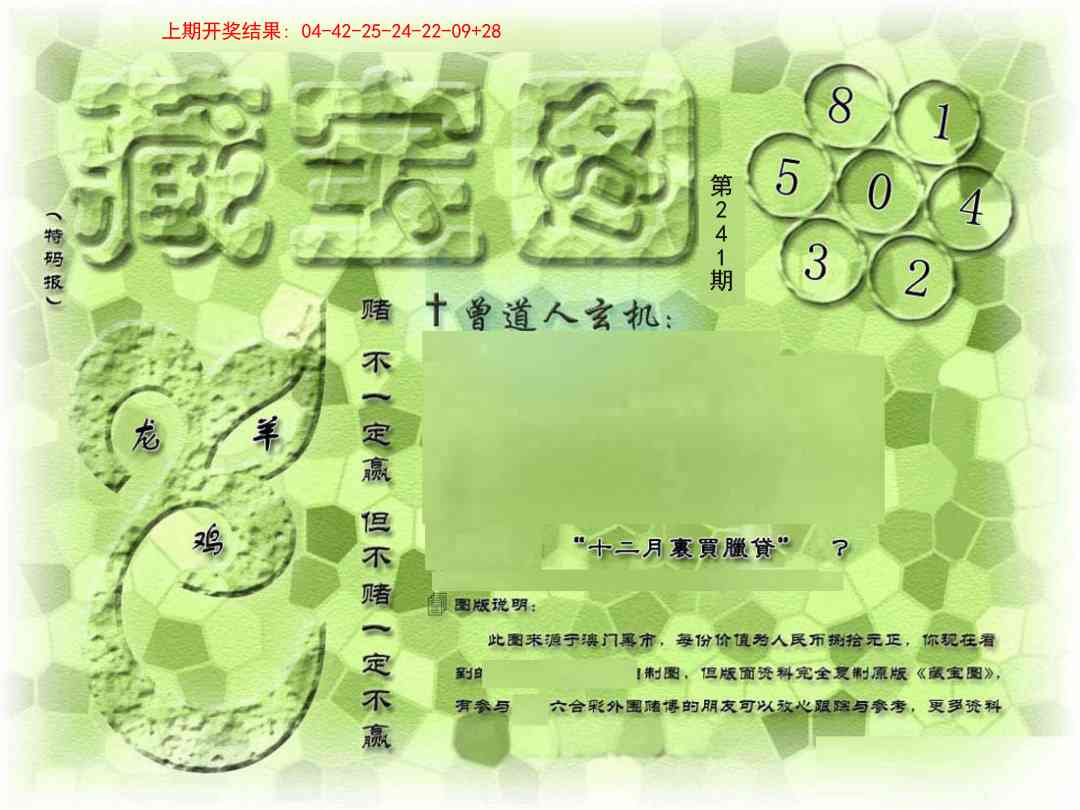 241期假新藏宝图[图]
