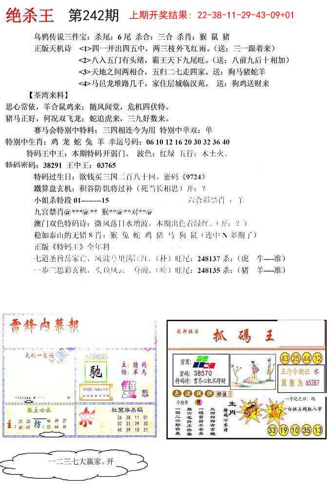 242期蓝天报(绝杀王)[图]