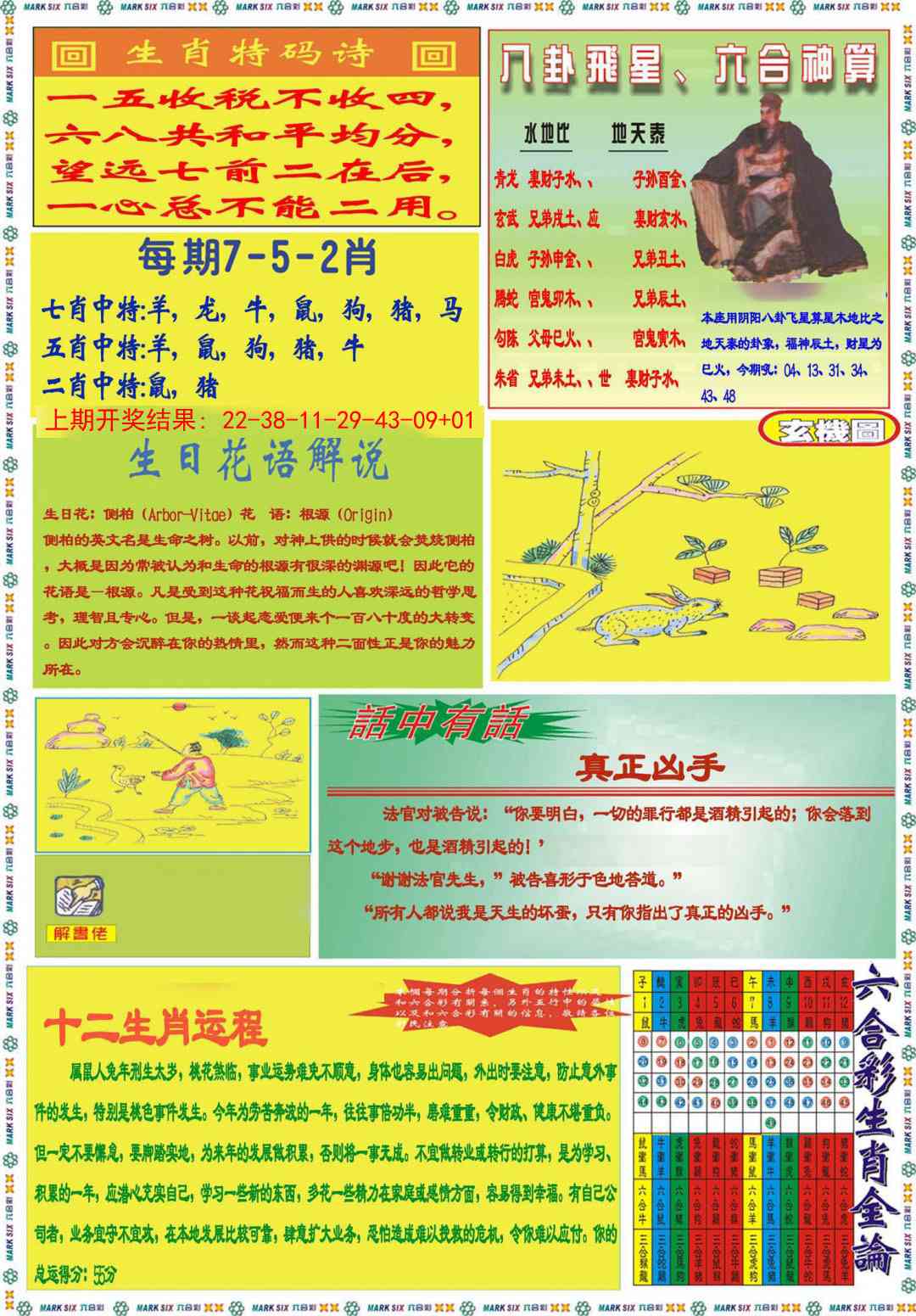 242期九龍马经B(推荐)[图]