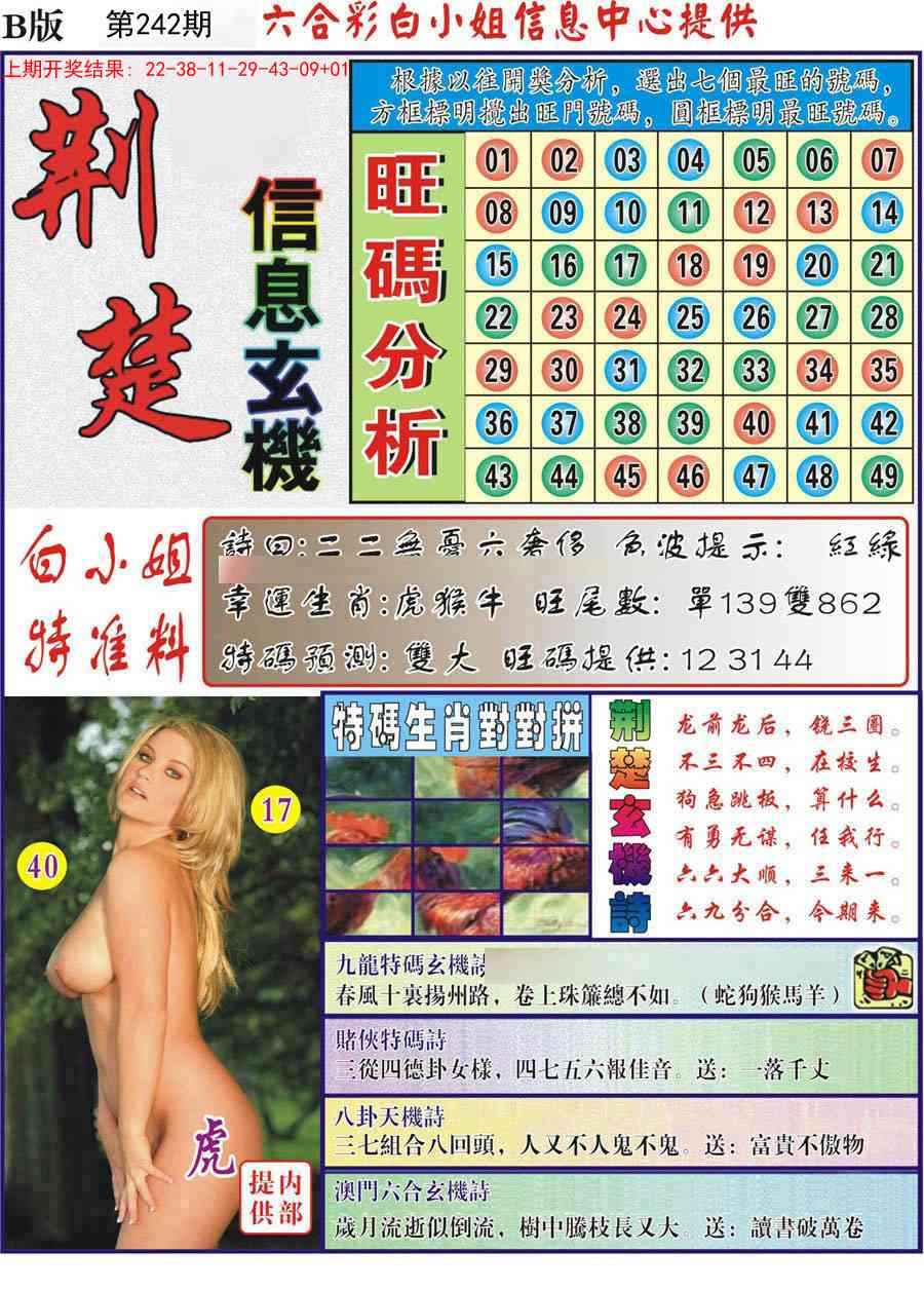 242期荆楚信息玄机B[图]