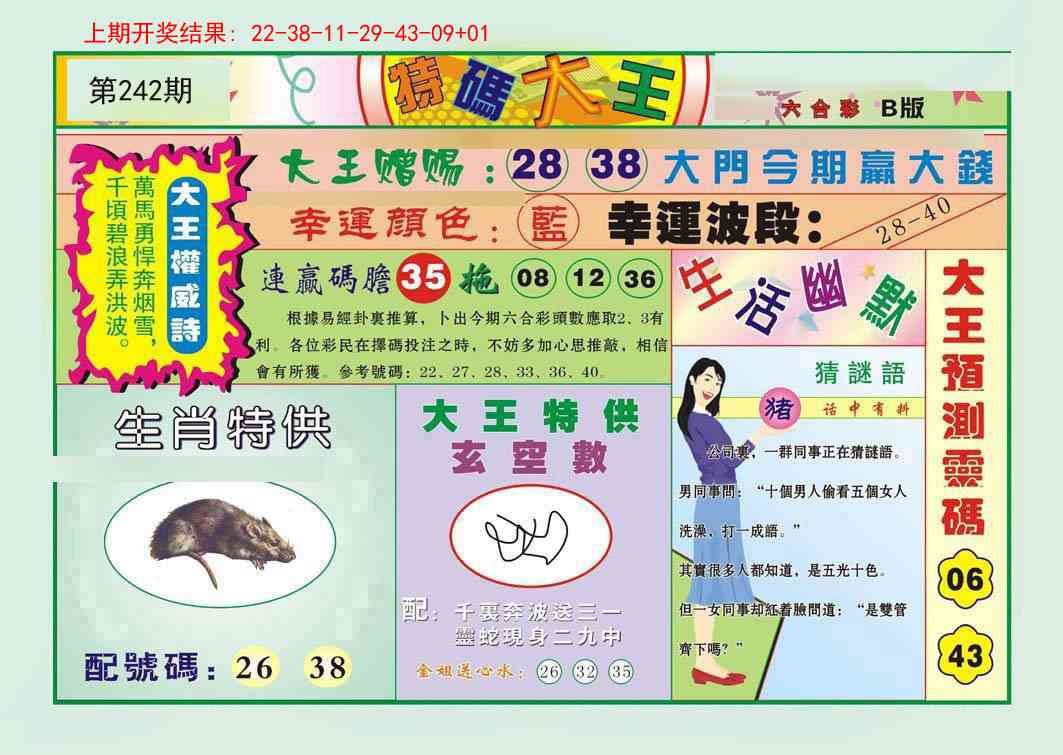 242期特码大王B[图]