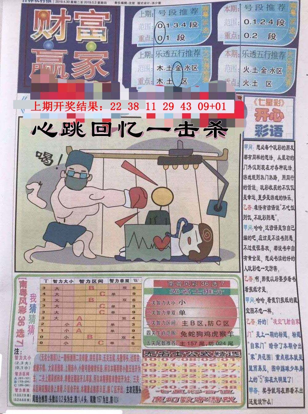 242期财富赢家（七星彩）[图]